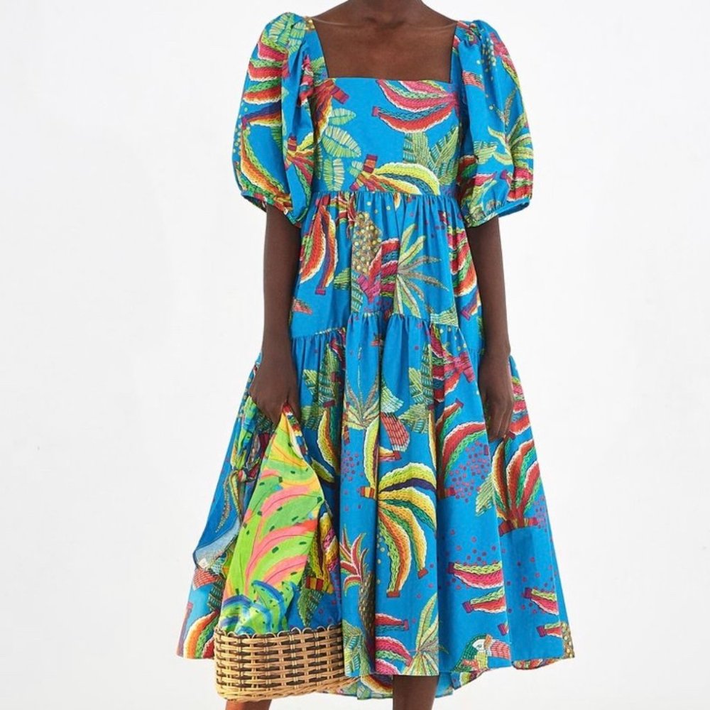 Blue Banana Midi Dress